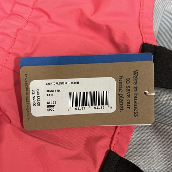 Patagonia Baby Torrentshell 3L Rain Bibs - Picture 6 of 7